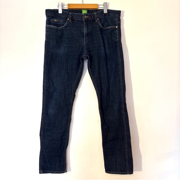 Boss Dark Blue Slim Jeans - Picture 2 of 9